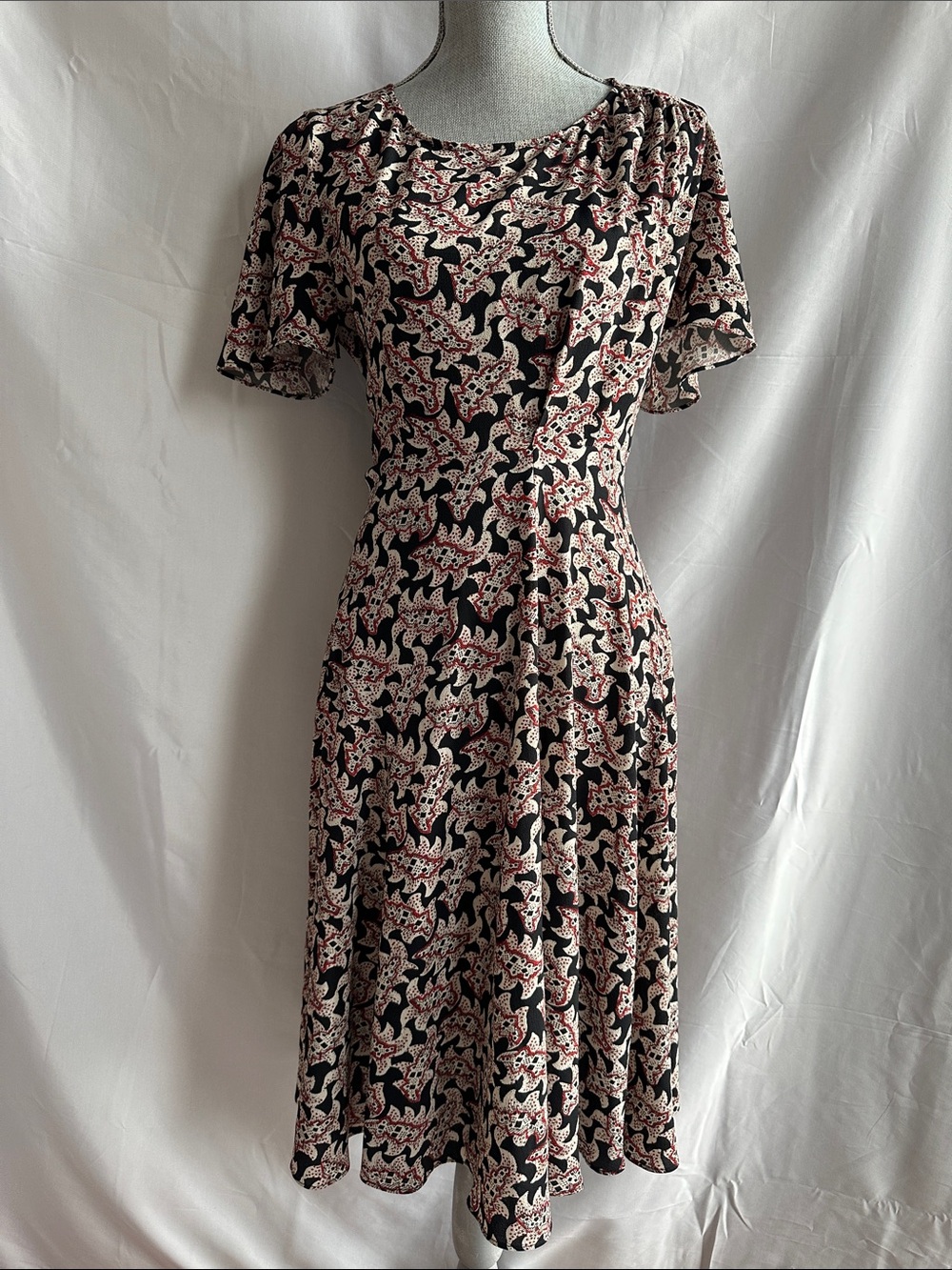 Isabel Marant Etoile Women’s Black Floral Fit & Flare Dress